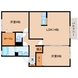 志都美駅 徒歩20分 2階の物件間取画像